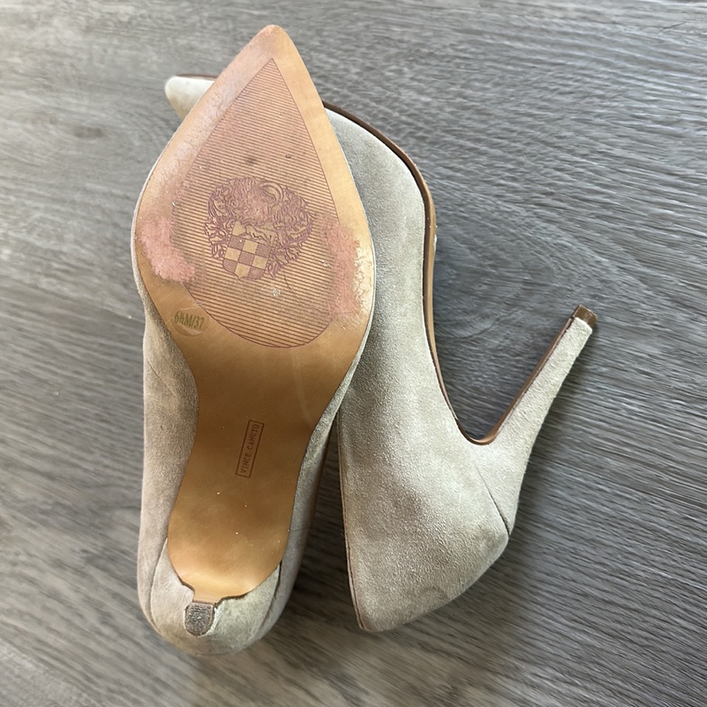 Vince Camuto Candera Triangle Pointed Heel Suede … - image 3